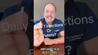 Daily T injections versus pellets?? #trt #hormonetherapy #menshealth