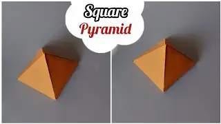 Square Pyramid Maths Model/ Maths Exhibition Model/ Maths Working Model/ Easy TLM Maths 