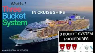 3 bucket system in cruise ship galley.  - pdf, Color coding, USPH, apa itu, three