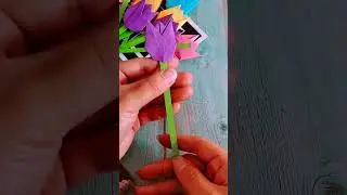 Handmade Love Card ❤️ Origami Flower Surprise #shorts