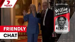 The PM's authentically Aussie addition to dinner at 10 Downing Street | 7NEWS