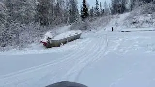 Crooked Lake Alaska &hellip;.preparing Ice Road    Dec 2   2022