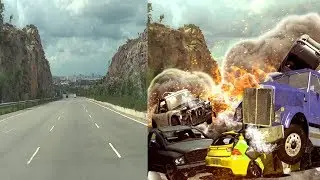 photo shop tutorial| advanced cgi accident scene create photo shop