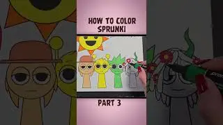 Incredibox Sprunki New Coloring Pages🎨 | How to Color  Incredibox Sprunki | part 3
