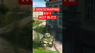 Sidescraping KV-1 en World of Tanks Blitz Macedonio_Huno #shorts #shortswotblitz #tankopedia