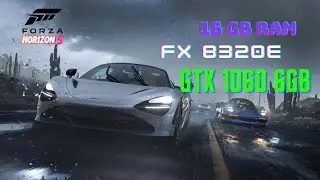 Fx 8320e, GTX 1060 6GB, 16 RAM DDR3 1866MHz Forza Horizon 5 2026.