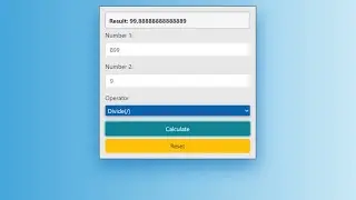 Simple JavaScript calculator with Source code