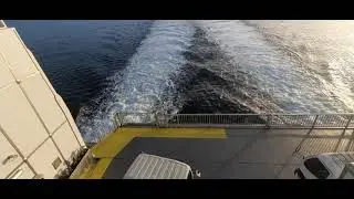 Heading to Tobago on the A.P.T James