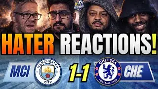MAN CITY & CHELSEA&rsquo;S RIVALS REACTIONS TO MAN CITY 1-1 CHELSEA! PREMIER LEAGUE FAN REACTIONS