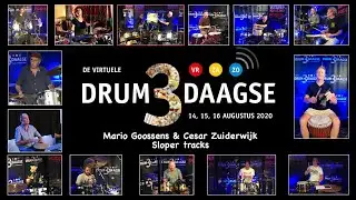 D3D workshop drums Sloper: Mario Goossens & Cesar Zuiderwijk  - De Virtuele DrumDrieDaagse
