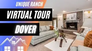Real Estate Dover NH Unique One Level Living Ranch 5 Acres Video Walkthrough $575,000