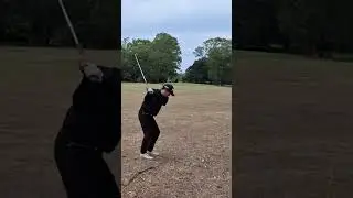 nice on green!#australiagolf#drawshot#woodshot#golf