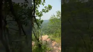 Walking Out Onto Dundas Peak Cliffs #dundaspeak #cliffs #overgrown #hike #view #nature #canada #cool