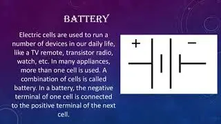 Electric Current and Its Effects