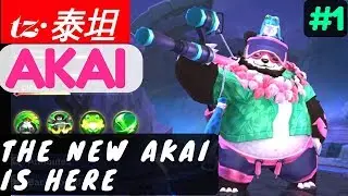 The New Akai Is Here [Rank 1 Akai] | tz&middot;泰坦 Akai Gameplay and Build #2 Mobile Legends