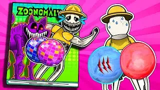 🐾paper diy🐾 Rescue Zoonomaly cosmetic surgery BIG Balloon implants (+ Catnap&Zookeeper Squishy) ASMR