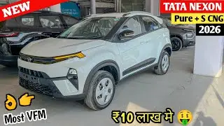 Updated&hearts;️ New Tata Nexon Pure Plus S CNG 2026 | Nexon Pure Plus CNG Price & Review 