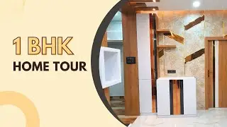 1 BHK HOME TOUR INTERIOR DESIGN & EXECUTION | MODERN LUXURY BY CUSTOM DESIGN INTERIORS PVT. LTD.