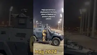 15 June 2024 | Hajj security forces.  #hajj2024 #security #viral