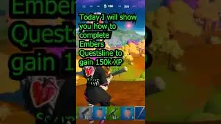 Fortnite Ember's XP Challenge Punchcard Questline Tutorial. #Shorts