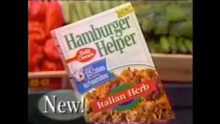 1997 Betty Crocker Hamburger Helper Italian Herb 