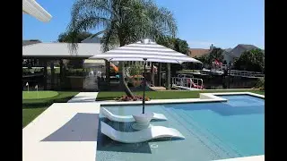 Ledge Lounger In-Pool Chaise Lounges and Laze Pillow Raft