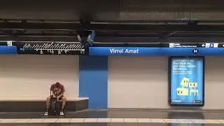 Metro Barcelona L5 Trayecto de Vilapicina a Maragall en Serie 5000 