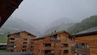 Graupel/Starkregen Disentis 05.09.2025