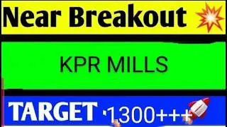 KPR MILL SHARE TARGET ANALYSIS 🟢 KPR MILL LATEST NEWS | KPR MILL MARKET CRASH KPR MILL