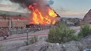 Viewers share photos of Ojo Caliente fire