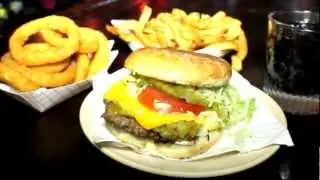 Owl Bar and Cafe in San Antonio, New Mexico, The original green chile cheese burger!