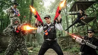 LTT Game Nerf Guns : SEAL X Warriors' Tactical Nerf Guns Raid on Crime Syndicate