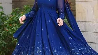 Party Wear Royal Blue Dress Designs/ New Blue Colour Dress/ Engagement Dress Idea's 