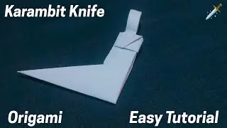 Curved Edge Karambit Knife 🔪⚔️ #NinjaOrigami