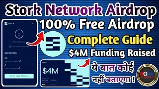 🪂 STORK NETWORK AIRDROP FULL GUIDE/NEW DEPIN AIRDROP/NO INVESTMENT/100% FREE CRYPTO AIRDROP 2025
