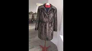Установка кулиски в меховое пальто