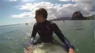 Surfing nz: Piha