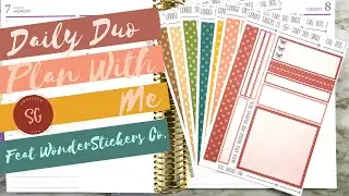 Plan With Me: Daily Set Up | Feat WonderStickersCo. | SweetGemLife