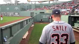 Drew Smyly Bullpen- Fenway Park May 30, 2012. WWW.BULLPENVIDEOS.COM