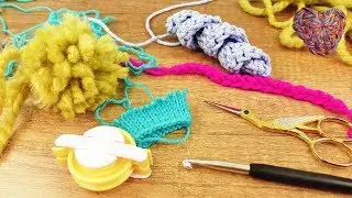 5 Ideen für Wollreste 🧶 Tipps & Tricks für Wolle & Häkel Ideen | Pompom, Schlüsselanhänger