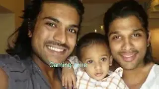 Ram charan and Allu Arjun Rare Photos HD