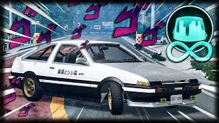 DRIFTANDO A86 TRUENO AO SOM DE EUROBEAT no BEAMNG DRIVE