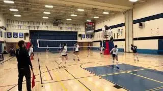 87s Senior Girls Volleyball vs Milton - Set #1