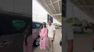 Little hearts movie fame ￼actress Shivani nagaram spotted at Renigunta airport today #littlehearts