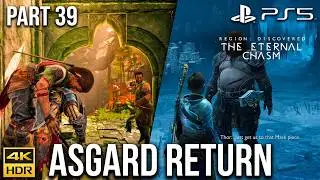 God of War Ragnar&ouml;k PS5 Part 39 &ndash; Kratos Saves Freyr | Atreus Returns to Asgard | Thor | 4K Ultra HD