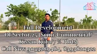 Sector 25 | Semi-Commercial Plots | Kissan Kota | 7 Percent | YEIDA