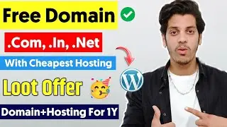 Free Domain .Com, .In, .Net With Cheap & Best Web Hosting | Best Hosting For WordPress 2023