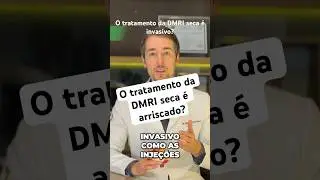 O tratamento da DMRI seca &eacute; arriscado?