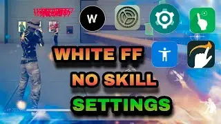 white ff no skill sensi 🥺setting free fire 🙆🤣 sensivity new