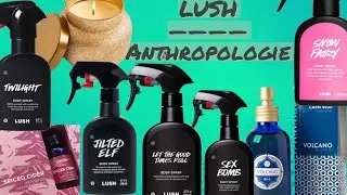 LUSH Jilted Elf, Twilight, Snow Fairy. Anthropologie Volcano Candle.